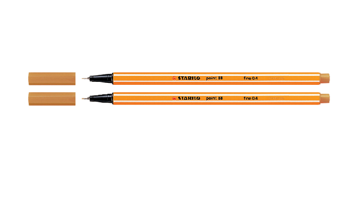 Fineliner stabilo point 88 oranje