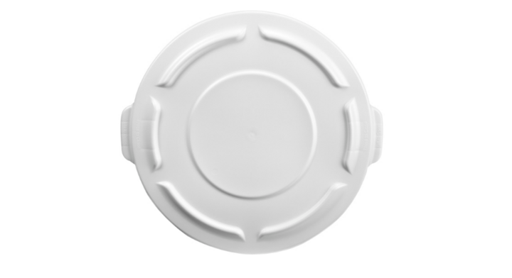Rubbermaid, deksel voor afvalbak VB 002610, wit, VB 002609