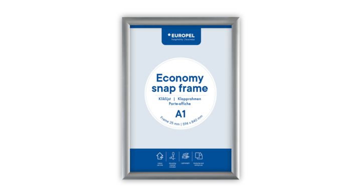 Kliklijst europel economy a1 zilver(355091)