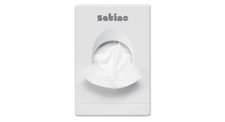Satino by WEPA | Hygiënezakjes Dispenser | HB1 | Wit | 332550 - OP=OP AANBIEDING