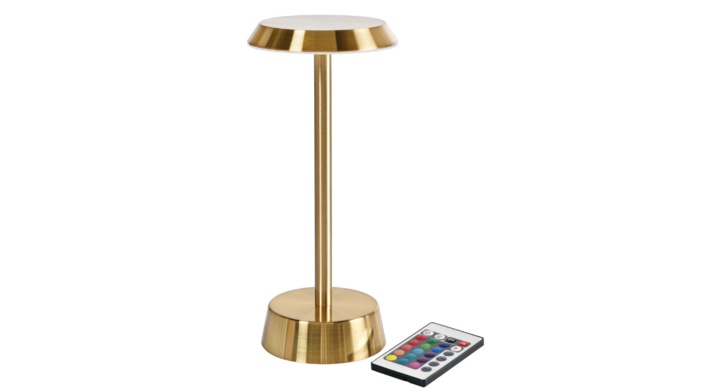 Duni Tafellampen | Oplaadbare Lamp | Cordless | Nour | Brass | 206427 (6 stuks)