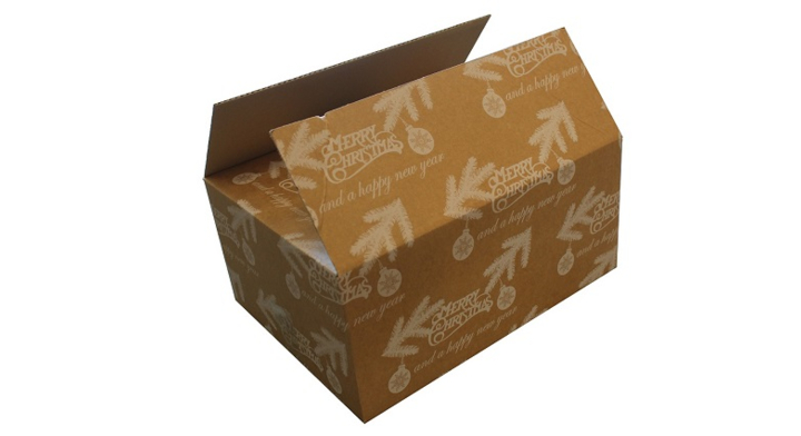 Kerstpakket doos, 390X290X232mm, C, Fijne Feestdagen