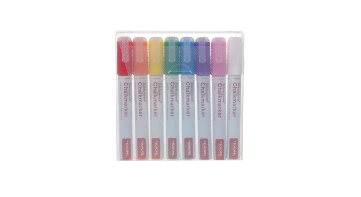 Krijtstift europel watervast 3-6mm ass 8 stuks(356512)