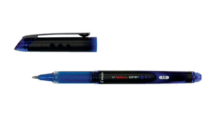 Rollerpen pilot v-ball grip blgp-vb-10 0.7mm blauw