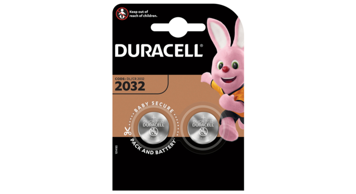 Batterij duracell 2032 lithium 2pack(5000394203921)