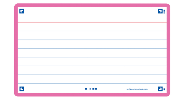 Flashcard oxf 2.0 75x125mm 80vel 250gr lijn fsia(400133881)