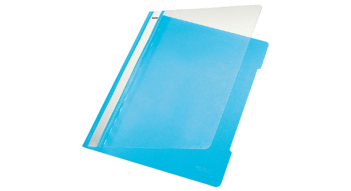 Snelhechter leitz 4191 a4 pvc licht blauw