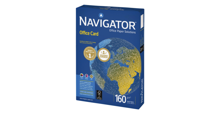 Kopieerpapier navigator office card a3 160gr wit(noc1600014)