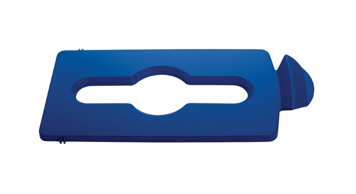 Slim Jim, Mixed Recycling deksel, blauw, VB 237900