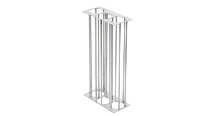 Carro, halve bekerinzet voor 55 liter afvalbak, aluminium, VB 719747