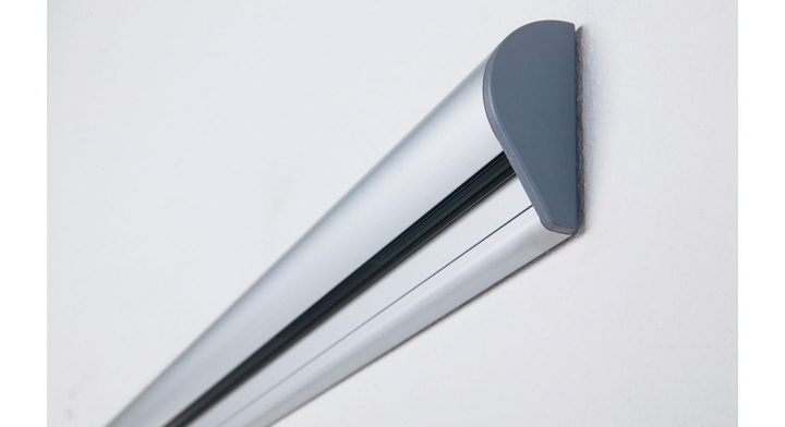 Smit Visual paperrail aluminium, 200cm