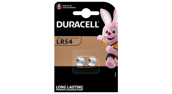 Batterij duracell lr54