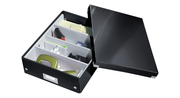 Opbergbox leitz click & store 280x100x370mm zwart(60580095)