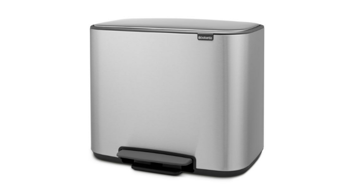 Brabantia, pedaalemmer, 11+23 liter, mat RVS FFP, VB 121241