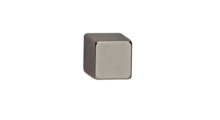 Magneet maul kubus 10x10x10mm 3.8kg nikkel(6169296) blis/4