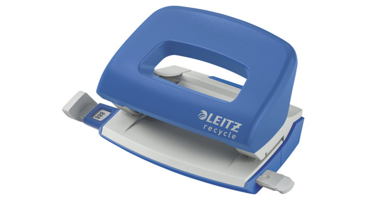Perforator leitz nexxt  recycle mini 10 vel blauw(50100035)