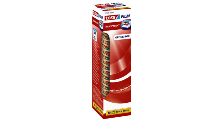 Plakband tesa film 10mx15mm transparant(57370-00002-02)