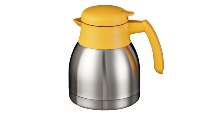 Bravilor, thermoskan, 1 liter, RVS/geel, 7.171.323.206 (1 stuk)