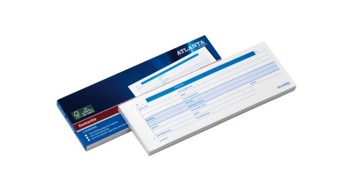 Kwitantieblok a5420-030 74x210mm 100v
