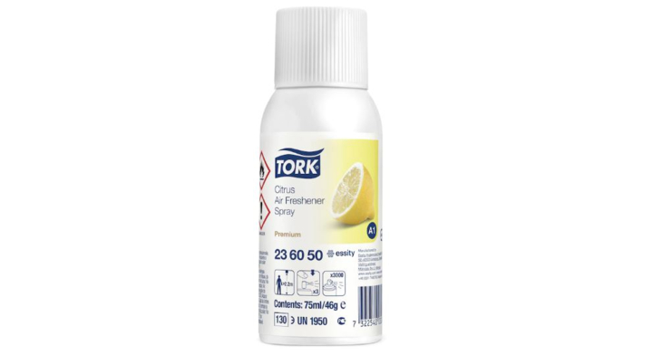 Tork Premium | Luchtverfrisser Spray | 75ml | A1 | Citrus | 236050 (1 stuk)