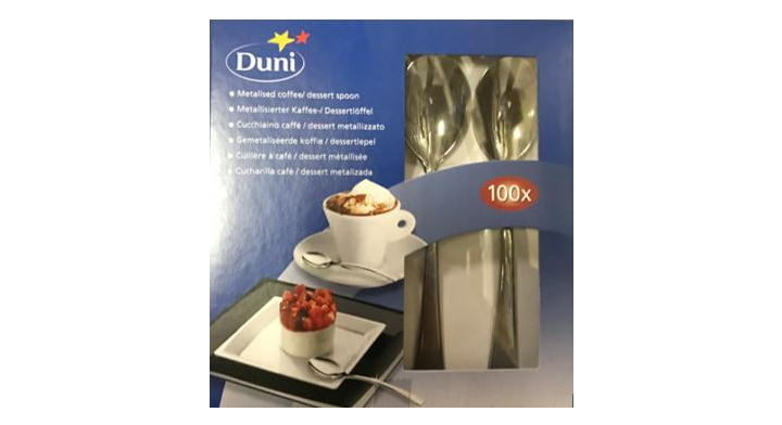Duni, desert lepel, gematliseerd (pak á 100 stuks)