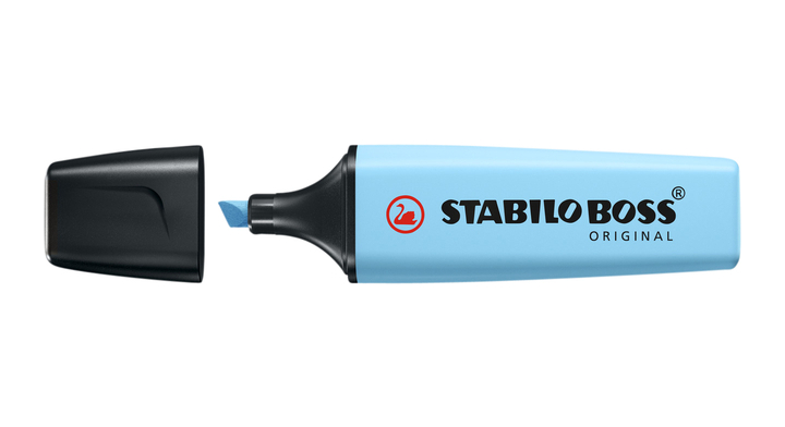 Markeerstift stabilo boss 70/112 pastel luchtig bl(70/112)