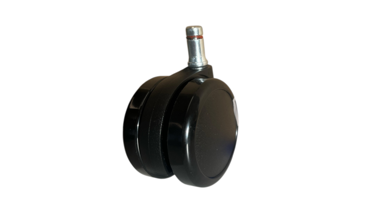 Wiel 65mm hard voor zachte vloer ongeremd, set/5