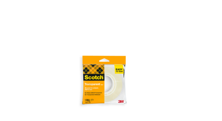 Plakband Scotch 508 | 19mmx33m | transparant | 1 rol (5081933)