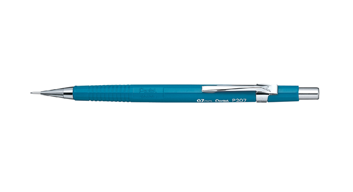 Vulpotlood pentel p207 0.7mm blauw