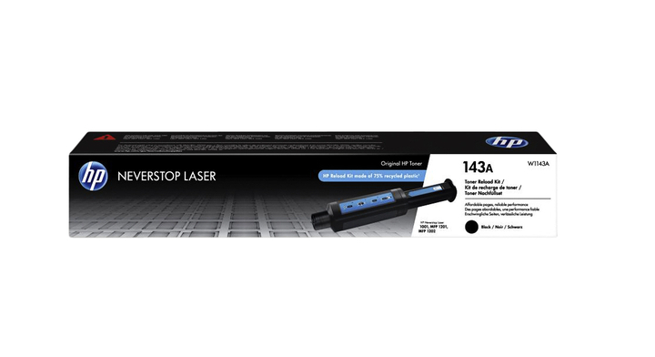 Tonercartridge hp 143a w1143a navulling zwart(3823013)