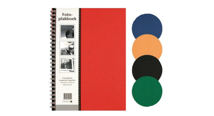 Plakboek neutraal 160x215mm 36vel