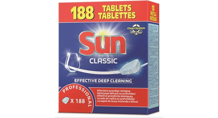 Sun Professional, 188 vaatwastabletten, Classic (1 stuk)