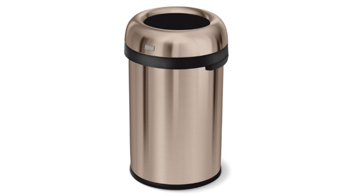 Simplehuman Bullet, afvalbak, 115 liter, brons, VB 019987