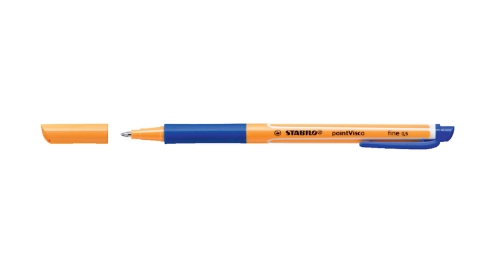 Rollerpen stabilo pointvisco blauw