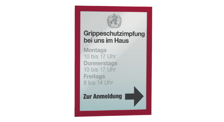 Magaframe durable a4 rood(487203) zak a 2 st