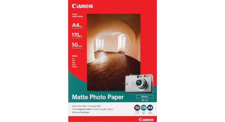 Inkjetpapier canon mp-101 a4 170gr mat(13canmp101a4)