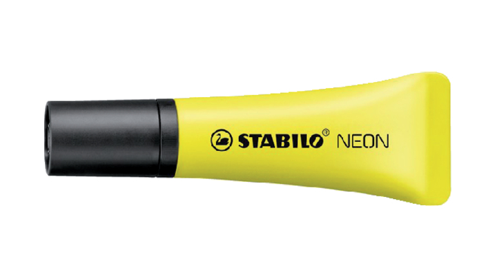 Markeerstift stabilo 72/24 neon geel(72/24)