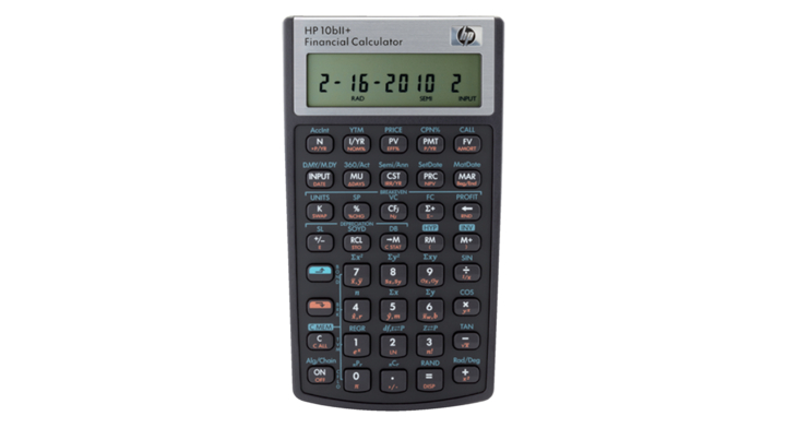 Rekenmachine hp 10bii