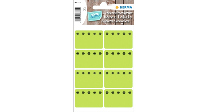 Etiket herma 3775 26x40mm diepvries groen 48st