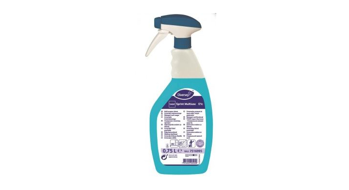 Diversey Sprint Multiuso, interieurreiniger, 750ml (6 stuks)