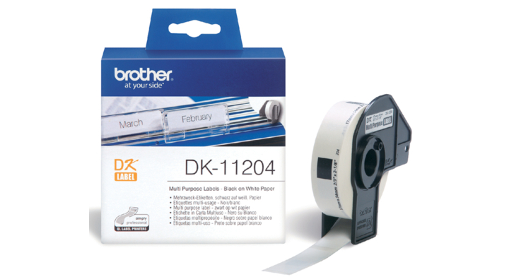 Brother, etiket, 17x54mm, DK11204 (400 stuks)