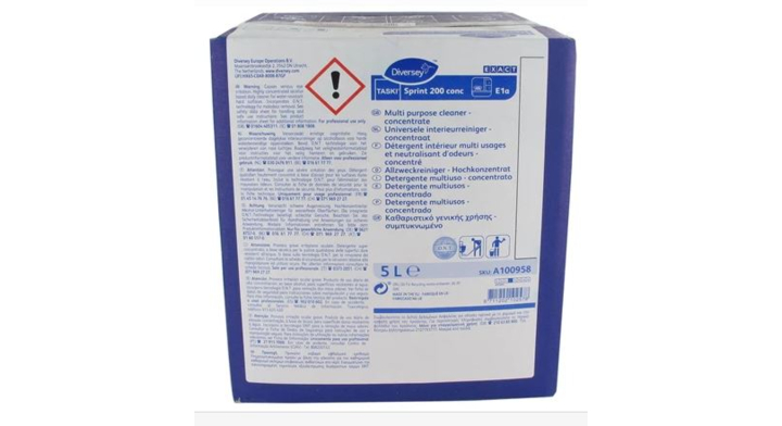 Diversey Taski Sprint 200 conc, interieur- en glasreiniger, 5 liter (1 stuk)