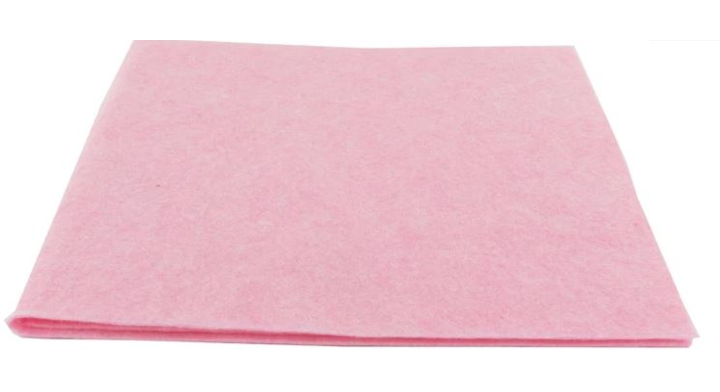 CaluClean, vliesdoekjes, 38x40cm, rood (50 stuks)