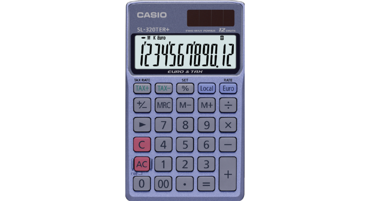 Rekenmachine casio sl320ter