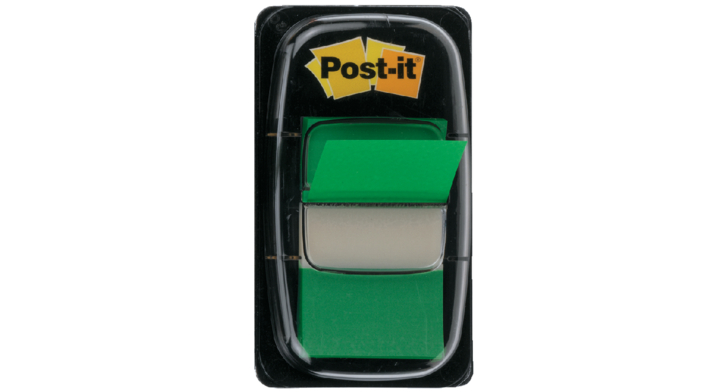 Indextabs 3m post-it 6803 2.5cm groen