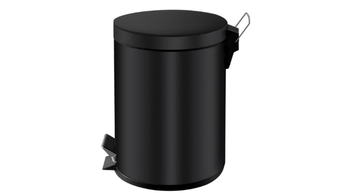 Pedaalemmer Met Binnenemmer | 5 Liter | Zwart | VB 222205