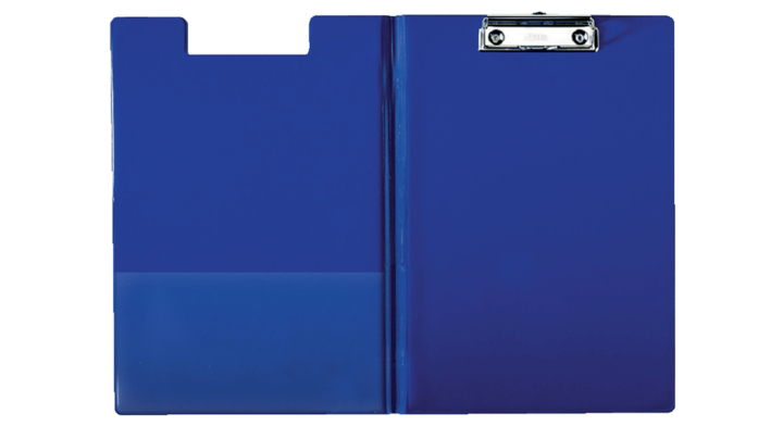 Esselte, klemmap met kopklem en insteek A4, blauw, 56045