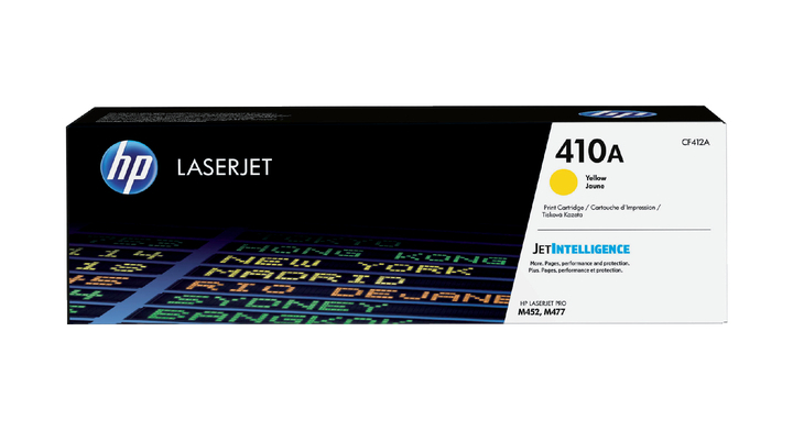 Tonercartridge hp 410a cf412a 2.3k geel(cf412a)