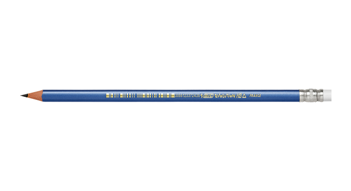 Potlood bic evolution hb triangel met gum(964849)