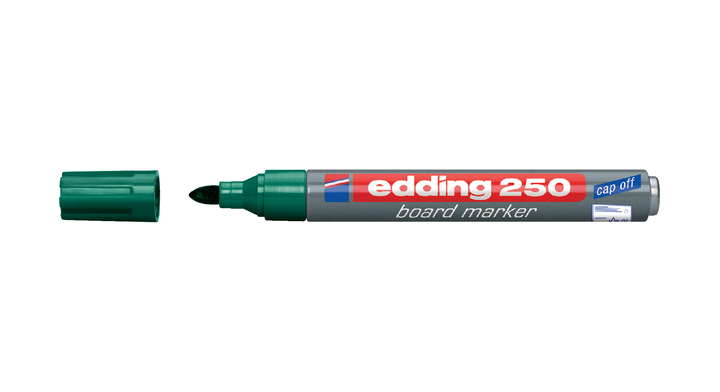 Viltstift edding 250 whiteboard rond 2mm groen